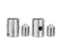 Asixxsix Throttle Cable Nipple 5mm OD for Motorcycles Scooters Dependable Connection 2 Pack, AntiCorrosion Solderless Nipple for FourWheelers