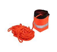 Asixxsix Throw Rope Bag 49.2ft/98.4ft Floating Line, High Visibility Throw Bag with Whistle and Reflective Band Line Throw Bag for Kayaking, Boating, Fishing, Rafting(30m/98.4ft)