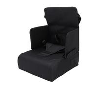 Asixxsix Toddler Booster Seat for Dining Table, 11.8x12.2x16.9 Inch Portable Travel High Chair with Adjustable Straps and Non Slip Base Washable Eating Chair for Kids Aged 3 to 12