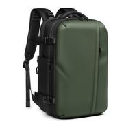 Asixxsix Travel Vacuum Backpack, Water Proof Oxford Fabric Compression Backpack with Built in Type C Interface and Anti Theft Lock, for Business Travel Vacation Carry On Luggage (OD Green)