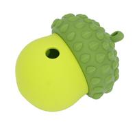 Asixxsix Treat Ball, Interactive Dog Toys Slow Feeder for All Dog Breeds, Sturdy Food Grade Silicone Food Dispensing Dog Toy, Teeth, Slow Feeder, IQ Training, Playing, Pine Cone Green