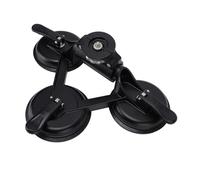 Asixxsix Triple Suction Cup Mount Holder, Heavy Duty 3 Suction Car Mount Base with 1/4 Inch Screw, Compatible with DSLR Action Mirrorless Camera, for Dashboard Windshield Sunroof