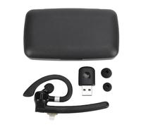 Asixxsix Trucker Bluetooth Headset, 200H Standby 0.39 Oz Lightweight Bluetooth Headset With Microphone, Wireless With Mic For Work With USB Dongle Noise Canceling For Driving Work