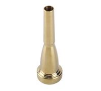 Asixxsix Trumpet Mouthpiece, 7C 5C 3C Gold Plated Brass Set, Brass Trumpet Mouthpiece with Multiple Sizes for Beginners and Professionals (3C)