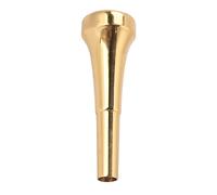 Asixxsix Trumpet Mouthpiece, 7C 5C 3C Gold Plated Brass Set, Brass Trumpet Mouthpiece with Multiple Sizes for Beginners and Professionals (7C)