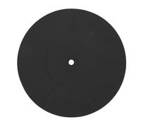 Asixxsix Turntable Platter Mat for LP All Record Players, 7 Inch Rubber Anti Static Platter Slipmat Turntable Mat, Reduces Noise & Sounds From Static & Dust