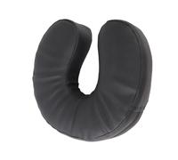 Asixxsix U Shaped Face Pillow, Ergonomic Design Soft PU Leather High Resilience Sponge Face Down Pillow, Massage Cradle Cushion with Breathable Opening for Massage Beds Beauty
