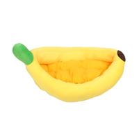 Asixxsix Ultra Soft Banana Pet Bed, Cozy Banana Dog Bed House for Small Cats and Dogs, Secure Cave Design, Cozy Pets Plush House, Warm Small Animal Sleeping Beds (XL)