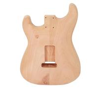 Asixxsix Unfinished Electric Guitar Barrel, Walnut Mahogany Polished Wood Type Electric Guitar Barrel, DIY Electric Guitar Unfinished Body Guitar Barrel, Wooden Guitar Body Replacement
