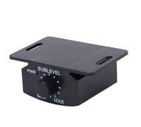 Asixxsix Universal Bass Control Knob, 6 Pin Subwoofer Volume Controller with 13ft Extension Cable, Compatible with Most Car Amplifier