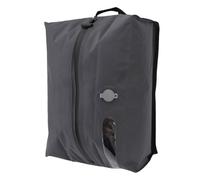 Asixxsix Vacuum Compression Bags for Travel, Water Proof 16L TPU Vacuum Bag, Space Saver Storage Bags for Backpack, Home Storage with Compression Valve for Quick Air Release (Black) (Gray)