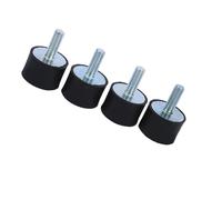 Asixxsix Vibration Isolator Mounts Bobbins for Welding Machine Noise Control 4x M8 M6 Rubber Mounts (VD30*20 M8*23)
