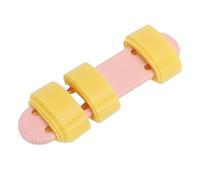 Asixxsix Violin Wrist Practice Aid, Approx. 11 X 2.7cm / 4.3 X 1.1in Plastic Left Hand Training Aid Adjustable Fastener Violin Wrist Trainer Adjustable for Beginner (Pink)