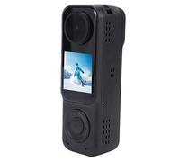 Asixxsix Vlogging Camera, 2 Lens Camera Body Smart Image Stabilization Easy to Use Instant Transfer Cam for Sport Outdoor Riding Travel, Handheld Video