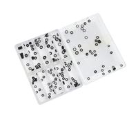 Asixxsix Watch Crown O Ring, 300pcs 10 Sizes Rubber Seal Washers Set, Watch Repairing Tool with Storage Box for Watch Repair, Tight and Water Resistant,