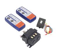 Asixxsix Winch Solenoid Relay Contactor, 12V 250A Winch Relay Kit with 2Pcs Wireless Remote Controller Contactor Switch for Industrial Vehicle ATV UTV Truck