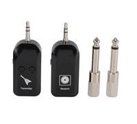 Asixxsix Wireless Guitar System, 30m 96dB SNR 6-8 Hours Battery Wireless Transmitter Receiver, Electric Bass Accessories with Rechargeable System for Electric Guitar Bass