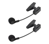 Asixxsix Wireless Saxophone Microphone System, Clip On Instrument Microphone for Sax and Trumpet, 131ft Transmission, Rechargeable Mic Pickup System, 2.4G Wireless Instruments Microphone