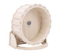Asixxsix Wooden Hamster Wheel, Small Animal Exercise Wheel, Silent Hamster Running Wheels Quiet Spinner for Dwarf Hamsters, Roborovski, Gerbils, Mice