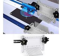 Asixxsix Woodworking Feather Board Unique Chamfer Groove for Power Tool Accessories, Made of PP Materials and Suitable for Keeping Wood on The Guide Fence, 2X Feather Board Included, Ideal for