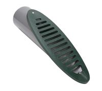 Asixxsix Yard Drain Emitter, Green Angled Drainage Grate for Sump Pump Discharge with Detachable Grate and Sloped Design Cover for Outdoor Yard Drainage Systems