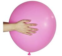 ASIYUHY Big Pink Balloons 18 Inch 12 Pack Large Latex Party Balloons Round Helium Balloon for Girl Birthday Party Baby Shower Gender Reveal Wedding Party Decorations (Pink Balloons 18 inch)
