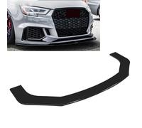 ASJDASV Car Front Bumper Splitter for Audi RS4 B7 Avant Quattro Wagon 2006 2007 2008, Front Lip Splitter Diffuser Protector Body Kit Spoiler Anti-Collision,ShinyBlack-B