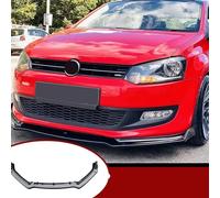 ASJDASV Car Front Bumper Splitter for VW Polo 2009 2010 2011 2012 2013 2014 2015 2016 2017, Front Lip Splitter Diffuser Protector Body Kit Spoiler Anti-Collision
