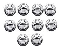 ASJFGTEH 10/6/4/2Pieces Marine Hatch Locking Locker Stainless Steel Boat Flush Pull Hatch Slam Latch For Boat Deck Hatch Locking RV Parts(10pcs a lot)