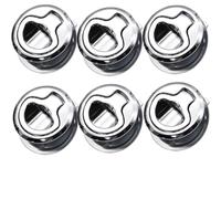 ASJFGTEH 10/6/4/2Pieces Marine Hatch Locking Locker Stainless Steel Boat Flush Pull Hatch Slam Latch For Boat Deck Hatch Locking RV Parts(6pcs a lot)