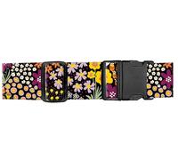 ASJHFDIR Luggage Straps for Suitcases, Adjustable Travel Belt, Durable Wide Luggage Strap, Cute Suitcase Strap Identifiers with Buckle, Bag Straps for Luggage, Luxury Brown Plaid