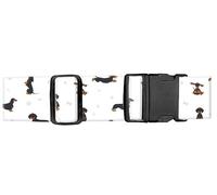 ASJHFDIR Luggage Straps for Suitcases, Adjustable Travel Belt, Durable Wide Luggage Strap, Cute Suitcase Strap Identifiers with Buckle, Bag Straps for Luggage, Cute Dogs