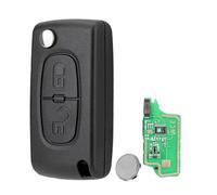 ASK 433MHZ Flip CE0536 Car Key Fob For Peugeot 207 307 407 208 308 3008 Expert Partner Van Key Citroen C1 C2 C3 C4 Grand Picasso Dispatch Berling Key Fob 2 Buttons HU83 Key Fob