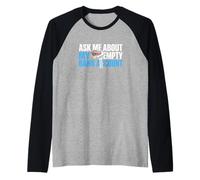 Ask About My Empty Bank Account Broke Auto Repair Mechanic Raglan Baseball Tee