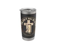 Ask and It Will Be Given Matthew 7:7 Christian Faith Stainless Steel Insulated Tumbler