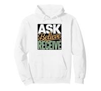Ask Believe Receive Law Attraction Morning Pages Journal Pullover Hoodie