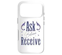 Ask Believe Receive Manifestation Law Of Attraction Case for iPhone 17 Pro