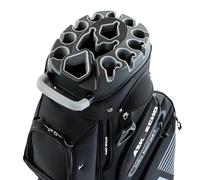 ASK ECHO T-Lock 3.0 Golf Cart Bag, Quiet 14-Way Full-Length Divider (Black)