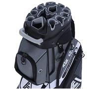 ASK ECHO T-Lock Golf Cart Bag, Quiet 14-Way Full-Length Divider (Grey)