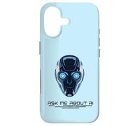 Ask Me About AI Robot Face Artificial Intelligence Robotics Case for iPhone 17