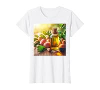 Ask Me About Argan Oil - Morocco Value Graphic T-Shirt, Women, White, XL