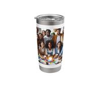 Ask Me About Cohesion - Love Peace Unity Respect Stainless Steel Insulated Tumbler