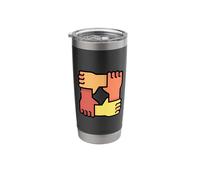 Ask Me About Cohesion - Love Peace Unity Respect Stainless Steel Insulated Tumbler