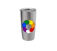 Ask Me About Cohesion - Love Peace Unity Respect Stainless Steel Insulated Tumbler