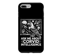 Ask Me About Corvid Intelligence Raven Crow Art Case for iPhone 7 Plus/8 Plus