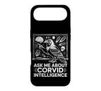 Ask Me About Corvid Intelligence Raven Crow Art Case for iPhone Air
