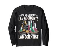 Ask Me About Funny Chemistry Lab Technician Lab Scientist Long Sleeve T-Shirt