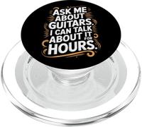 Ask Me About Guitars I Have Endless Things To Say PopSockets PopGrip for MagSafe
