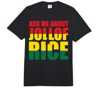 Ask Me About Jollof Rice Pride Statement Comfort Colors Adult Heavyweight T-Shirt