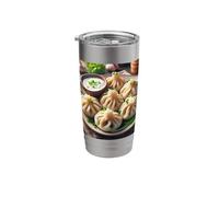Ask Me About Khinkali Dumpling Food Stainless Steel Insulated Tumbler